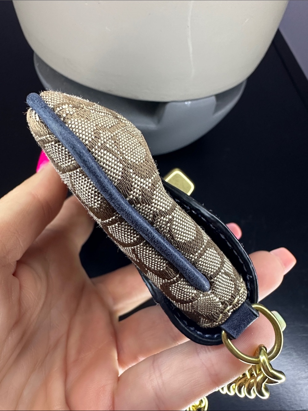 Rare Vintage 2006 Coach Micro SoHo Bag Charm Turnlock Mini Pouch Wristlet Y2K - Picture 7 of 10